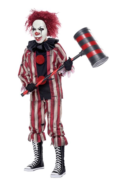 Kids Nightmare Clown Costume Angels Fancy Dress Warehouse
