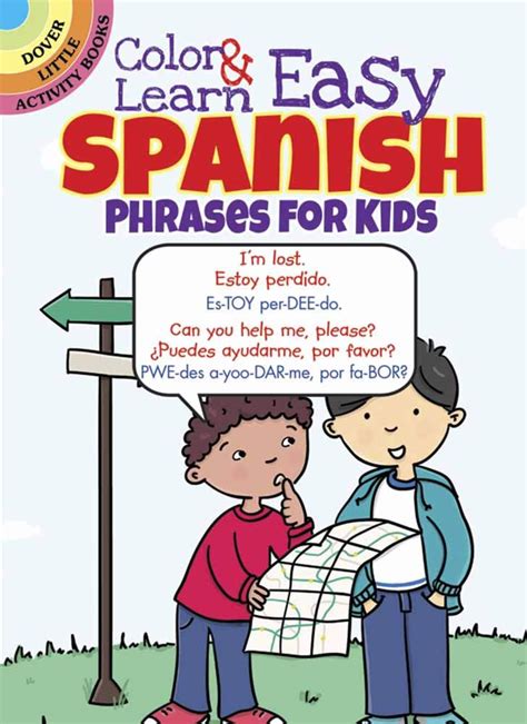 Color And Learn Easy Spanish Words And Phrases For Kids By Roz Fulcher