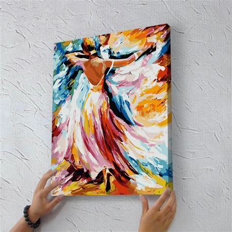 4050cm Stretched And Framed Art Work Hand Painted Canvas Painting By
