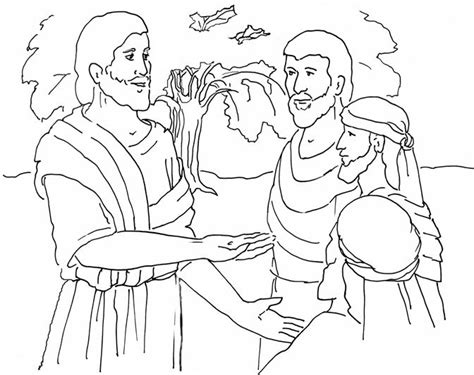 Parable of the Mustard Seed - Coloring Page | Bible coloring pages