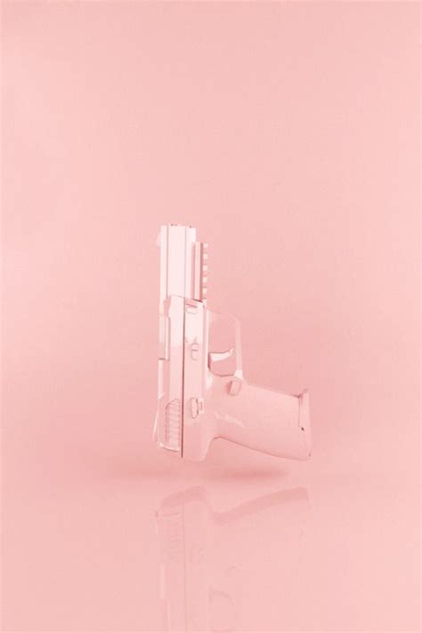 Baddie Aesthetic Pink Gun Wallpaper Ingersolberg