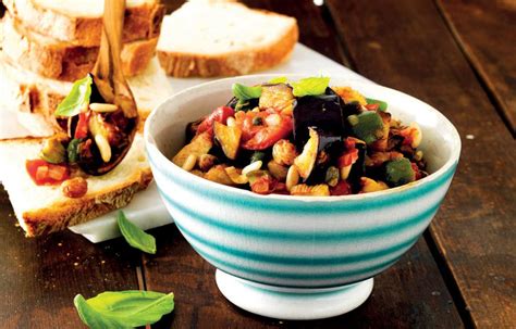 #tortiglioni con melanzane #ricette vegetariane #melanzane #ricette con verdure #ricette facili ricette con la zucca vegetariane: Caponata di melanzane, delizia agrodolce | Ricetta ...