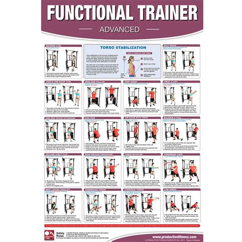 Productive Fitness Poster Series Functional Trainer Basics And Advanced