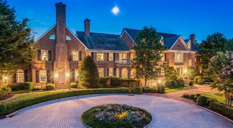 12000 Square Foot Brick Colonial Mansion In Potomac Md Homes Of The