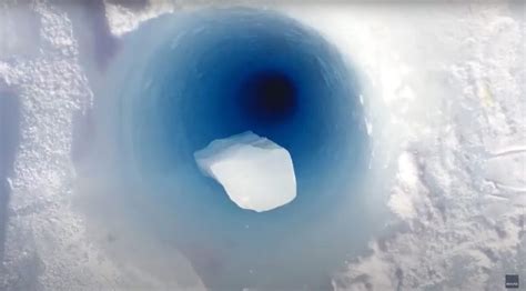 Cool Sound From Dropping A Chunk Of Ice Down A Borehole Boing Boing