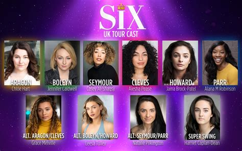 New Cast Announced For Six The Musical Tour Rewrite This Story