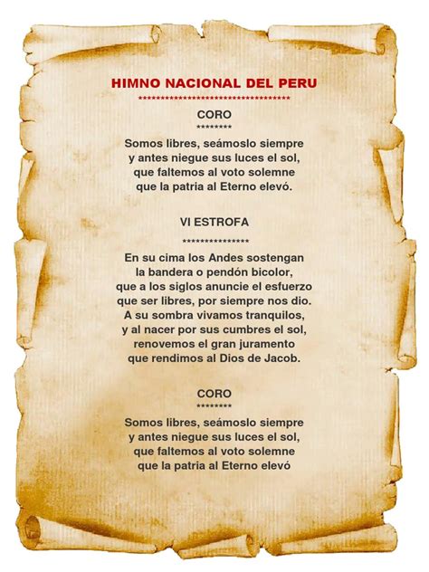 Himno Peru