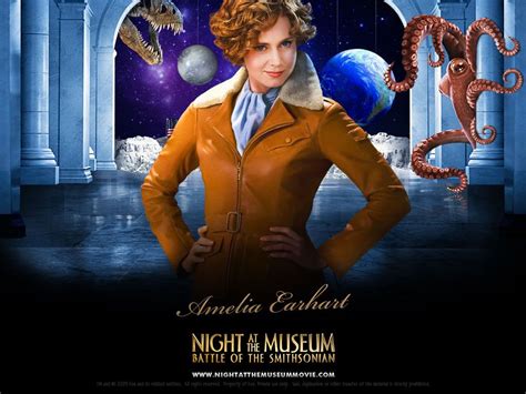 Amy Adams As Amelia Earhart On A Poster For Night At The Museum Battle