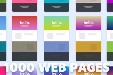 1000 Web Page Color Themes Pixroad