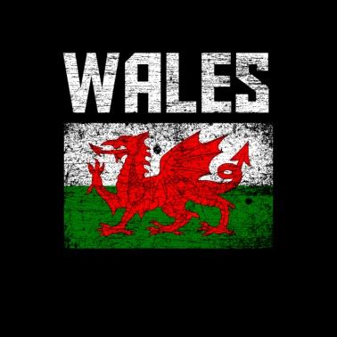 Alle heute verwendeten farben und symbole sind englischen ursprungs. Wales Flagge Kelten Cardiff Nation Herkunft Frauen Premium ...