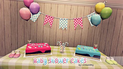 My Sims 3 Blog Baby Shower Cakes By Littlequeenny Sims 4 Contenu