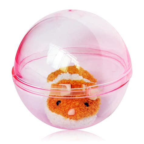 Electric Running Hamster Rolling Ball Funny Little Plush Animal