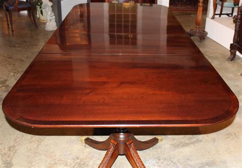 Mahogany Double Pedestal Dining Table By Beacon Hill For Sale At 1stdibs