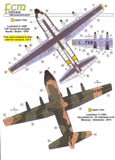 Fcm Decals 172 Lockheed C 130 Hercules Transport Ebay