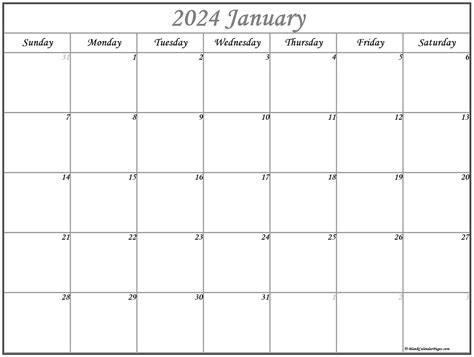 January 2024 Blank Calendar To Print Printable Riane Chiquita
