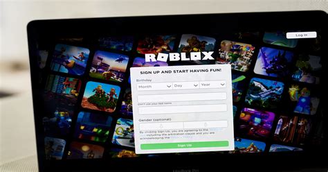 Roblox Sign Up Screen