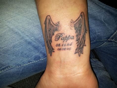 15 Stunning Memorial Tattoos For Dad On Son Image Ideas