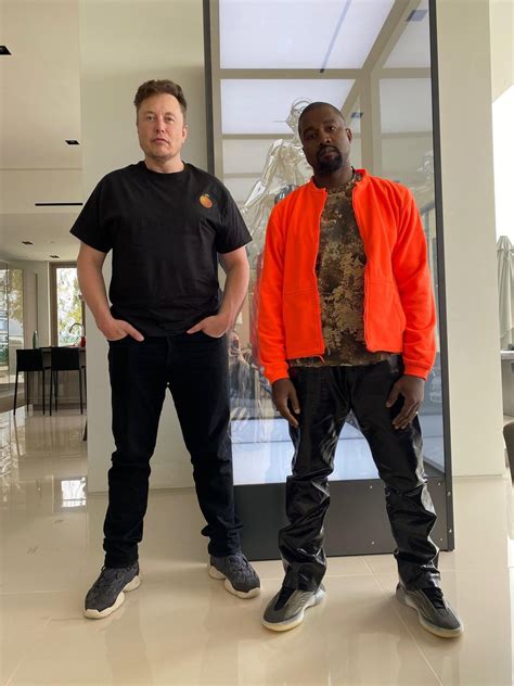 Elon And Kanye Posing For A Picture Rpics