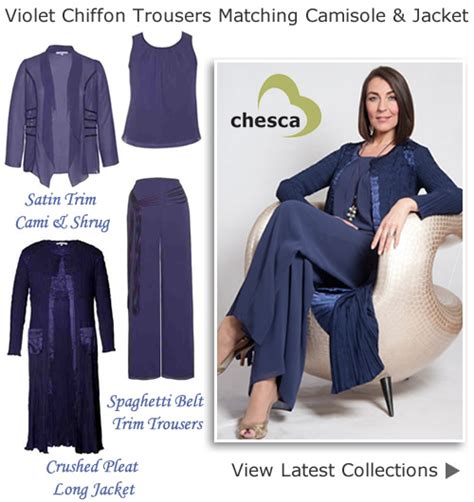 It is easiest if you first have in mind a pretty clear idea of what style you want to look for and what suits your figure? Buy Chiffon & Satin Evening Trousers & Top