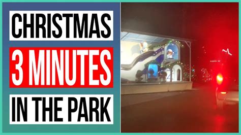 Christmas In The Park Drive Thru 2020 In 3 Minutes Youtube