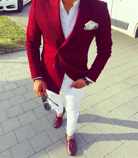 Blazer Outfits Men Mens Fashion Blazer Mens Casual Dress Outfits Red
