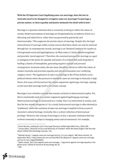 70103 ethics law and justice same sex marriage essay 70103 ethics law and justice uts