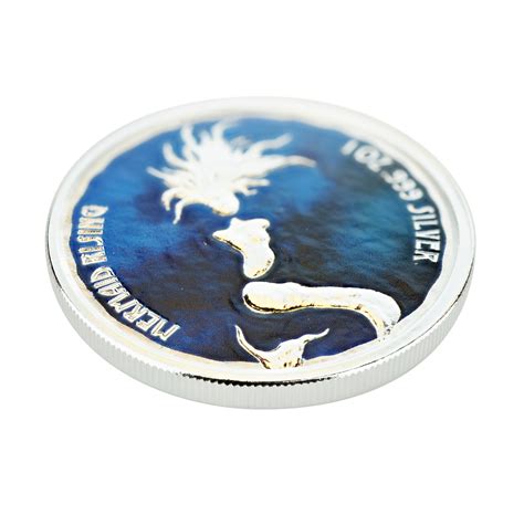 Mermaid Rising Coloured 1 Oz Silver Coin 1 Fiji 2018