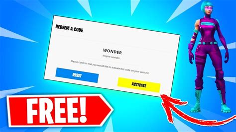 You can always come back for free fortnite skin codes because we update all the latest coupons and special deals weekly. *NEW* How to Get The WONDER Skin for FREE in Fortnite ...