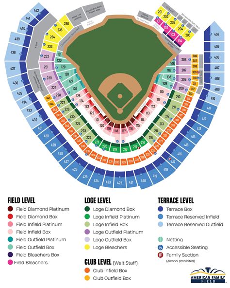 Brewers Seating Chart Seat Numbers Two Birds Home