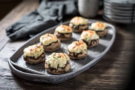 These seafood stuffed mushrooms are the perfect snack or side dish. Keto Crab Stuffed Mushrooms With Cream Cheese | Low Carb Maven