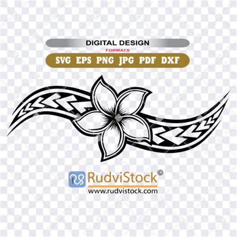 Samoan Flower Tattoo Rudvistock