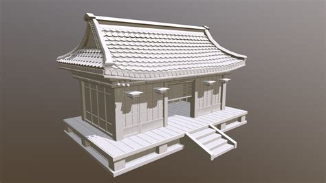 190513 Japanese House Download Free 3d Model By Neihd Ntdhdesigner