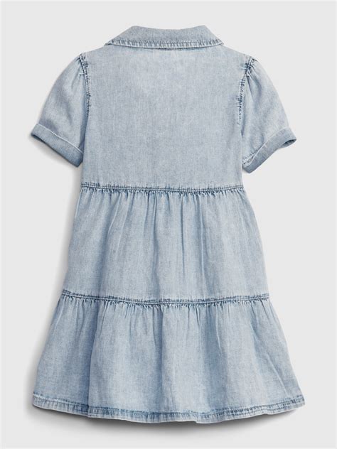Toddler Tiered Denim Dress Gap