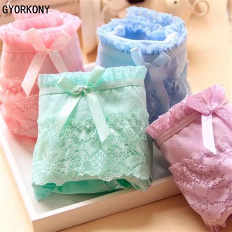 Hot Candy Color Panties High Quality Lovely Cute Girl Underwear Panties Cotton Briefs 12pcslot