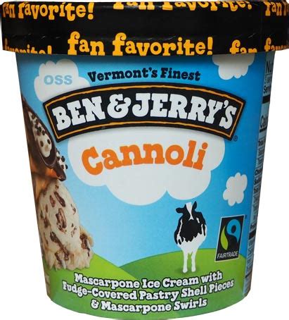 Now in front of the pearly gates, holy cannoli sits and waits. On Second Scoop: Ice Cream Reviews: Ben & Jerry's Cannoli ...