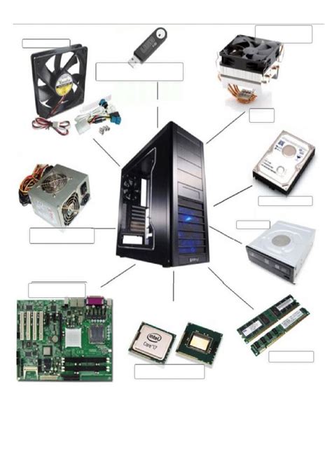 Ejercicio De Partes Internas Del Cpu