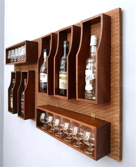 Wall Mounted Bar Cabinet Wall Design Ideas