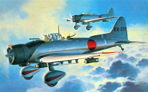 Wallpaper World War Ii Airplane Military Aircraft Japan Imperial