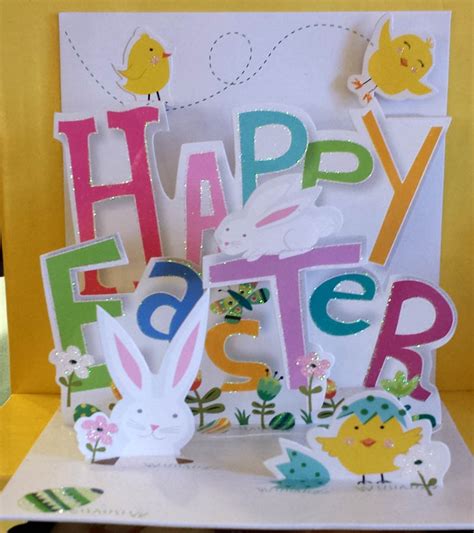 Happy Easter Pop Up Card By Up With Paper The Weed Patch