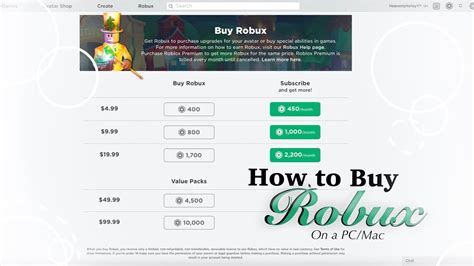 Roblox How To Buy Robux On Roblox Pcmac Youtube