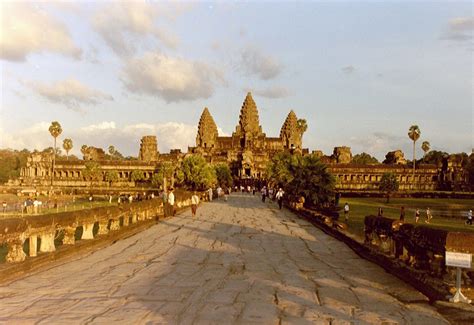 Its mightiness and magnificence bespeak a pomp steps flanked by lions on pedestals are on three sides of the terrace. Angkor Wat | Angkor Wat Angkor was the capital city of the ...