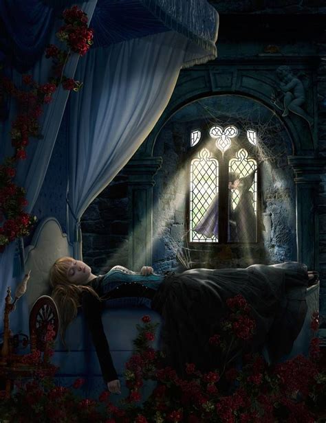 forever sleeping by madamethenadier on deviantart dark fairytale fairytale art fairy tales
