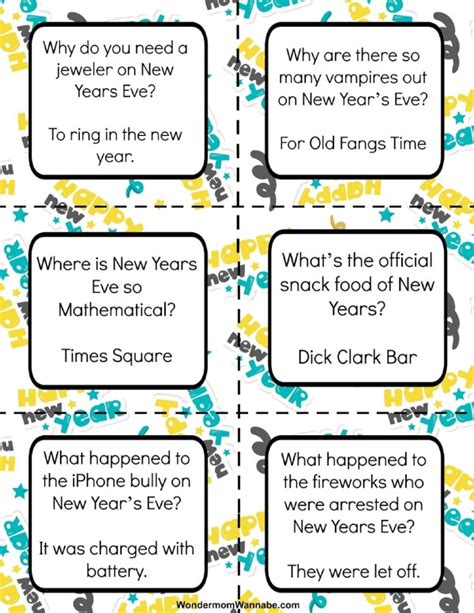 1) he looks to future and to past to give me name for those discerning i\'m first forever after last in circle six new year riddles available. New Year Lunch Box Jokes for Kids