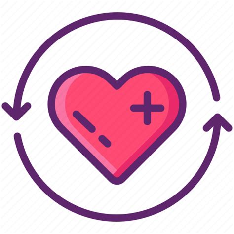 Addiction Detox Heart Romantic Icon
