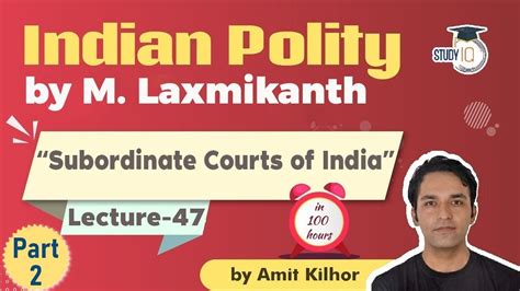 Indian Polity By M Laxmikanth For Upsc Lecture Subordinate
