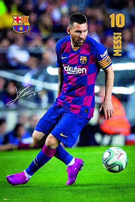 Lionel Messi Barcelona Poster Or Canvas Home Décor Posters And Prints