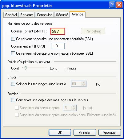 Configurer Un Compte E Mail Avec Authentification SMTP Sur Outlook