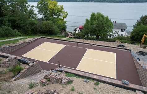 New Concrete Pickleball Court Tennis Court Resurfacing