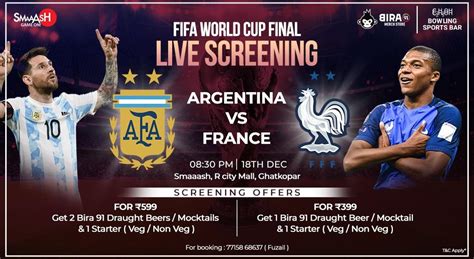 Argentina Vs France Fifa World Cup Final Live Screening R City