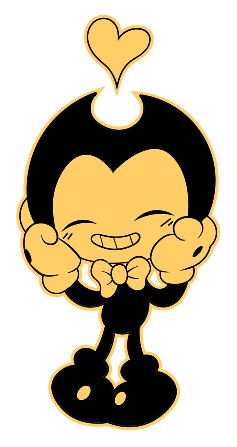 Young Bendy Sticker Young Bendy Exudes Sweetness And Love Chibi